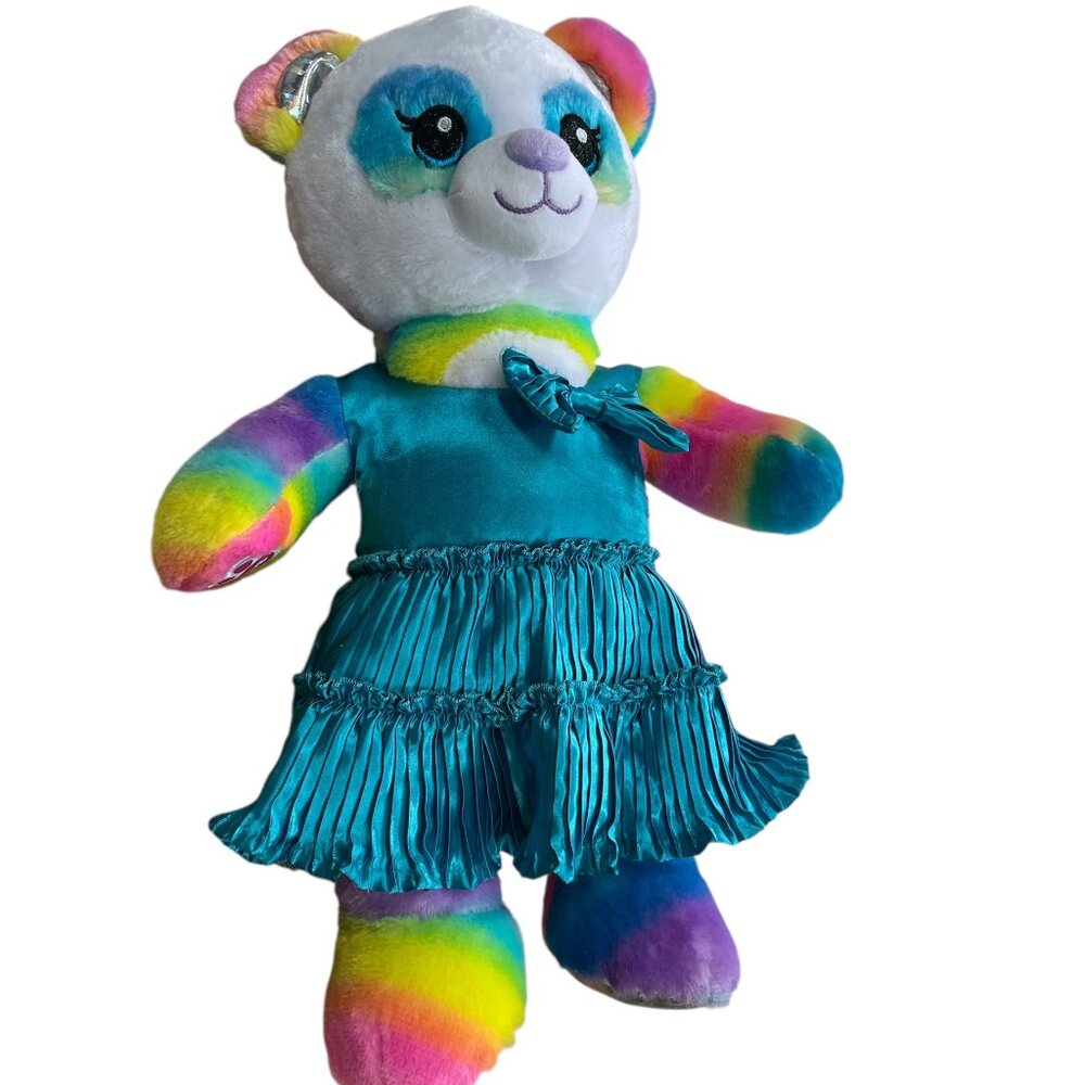 BUILD A BEAR Rainbow Friends Panda Prism Eyes and Feet So Soft!